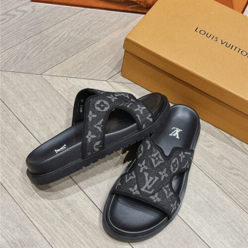 High Quality Luxury Louis Vuitton Summer All-Match Beach Slippers – Style 73763 product detail