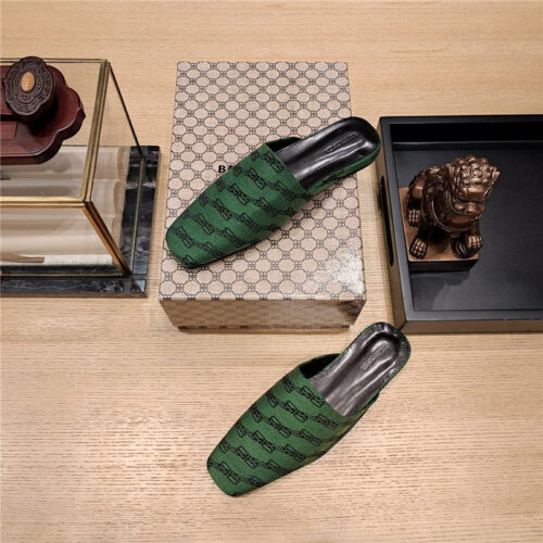 High Quality Luxury Balenciaga Padded Flat Toe Slides