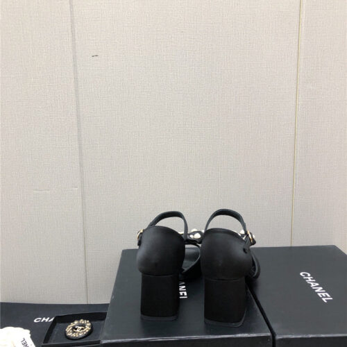 High Quality Luxury Chanel New Small Fragrant Pearl Buckle Mary Jane Shoes – Style 13798 product detail
