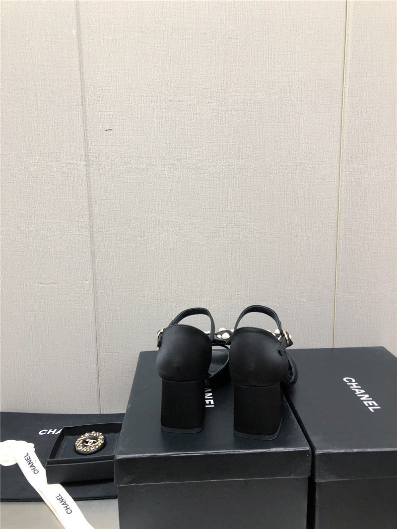 High Quality Luxury Chanel New Small Fragrant Pearl Buckle Mary Jane Shoes – Style 13798 product detail