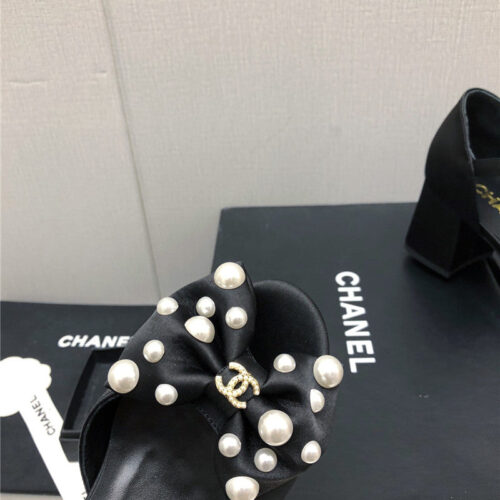 High Quality Luxury Chanel New Small Fragrant Pearl Buckle Mary Jane Shoes – Style 13798 product detail