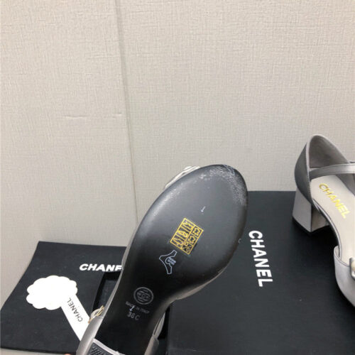 High Quality Luxury Chanel New Small Fragrant Pearl Buckle Mary Jane Shoes – Style 65766 product detail