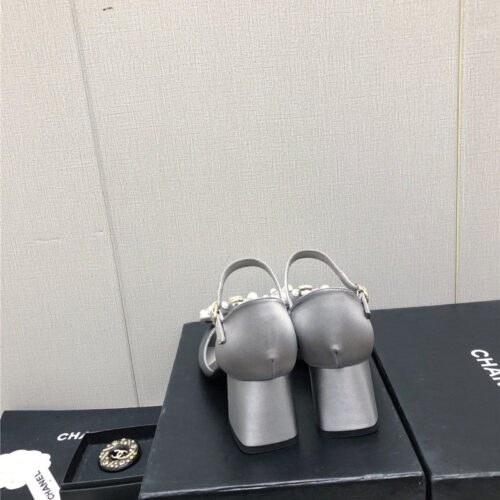 High Quality Luxury Chanel New Small Fragrant Pearl Buckle Mary Jane Shoes – Style 65766 product detail
