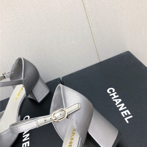 High Quality Luxury Chanel New Small Fragrant Pearl Buckle Mary Jane Shoes – Style 65766 product detail