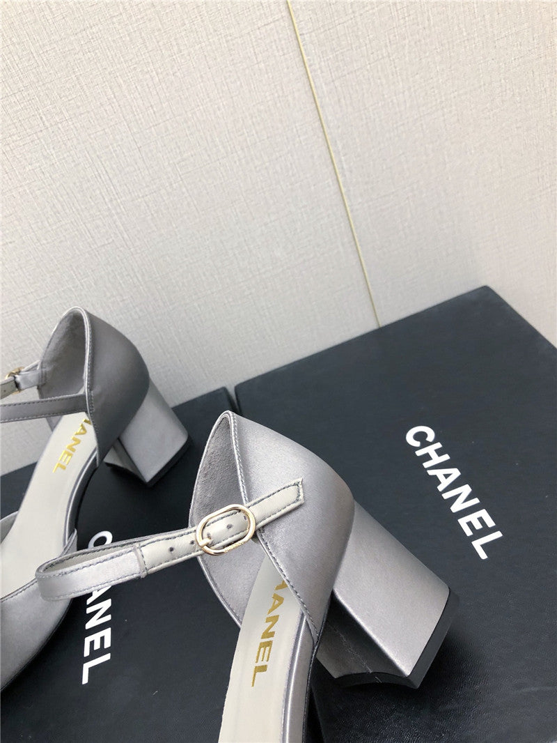 High Quality Luxury Chanel New Small Fragrant Pearl Buckle Mary Jane Shoes – Style 65766 product detail