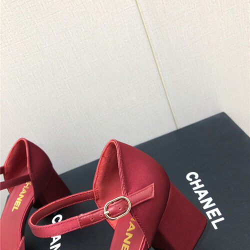 High Quality Luxury Chanel New Small Fragrant Pearl Buckle Mary Jane Shoes product detail