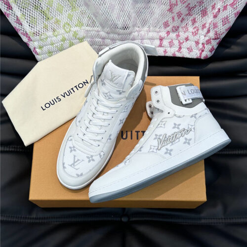 High Quality Luxury Louis Vuitton Mens High Top Casual Sneakers – Style 32483 product detail
