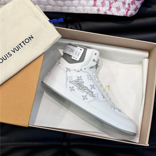 High Quality Luxury Louis Vuitton Mens High Top Casual Sneakers – Style 32483 product detail