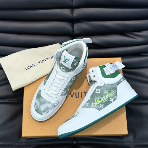 High Quality Luxury Louis Vuitton Mens High Top Casual Sneakers product detail