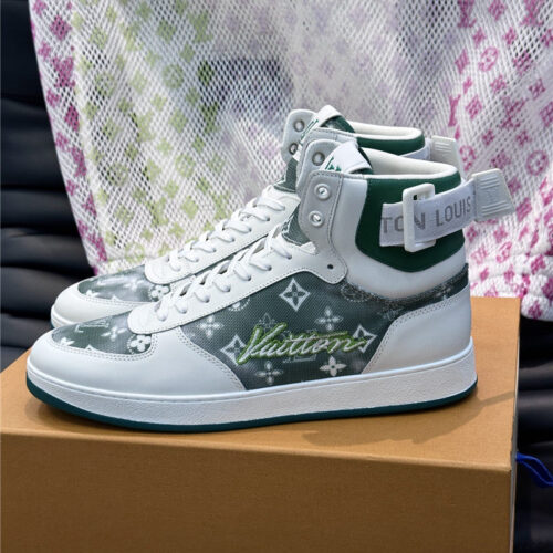 High Quality Luxury Louis Vuitton Mens High Top Casual Sneakers product detail