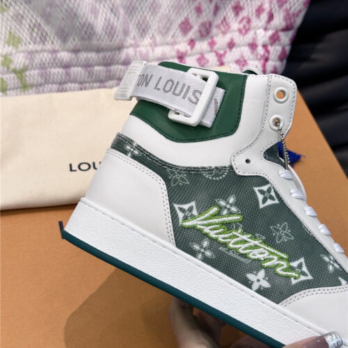 High Quality Luxury Louis Vuitton Mens High Top Casual Sneakers product detail