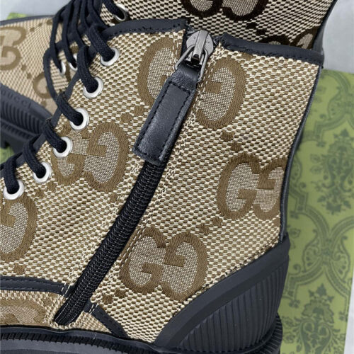 High Quality Luxury Gucci Side Zipper Martin Boots – Style 56979 product detail