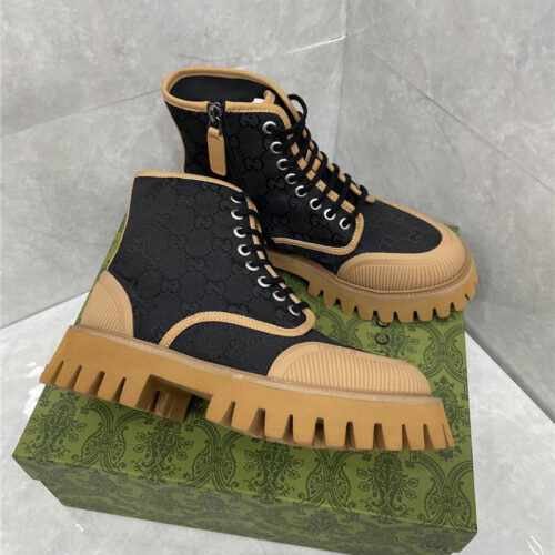 High Quality Luxury Gucci Side Zipper Martin Boots product detail