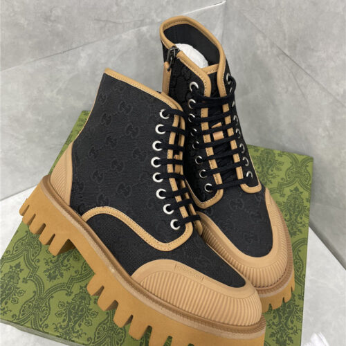 High Quality Luxury Gucci Side Zipper Martin Boots product detail