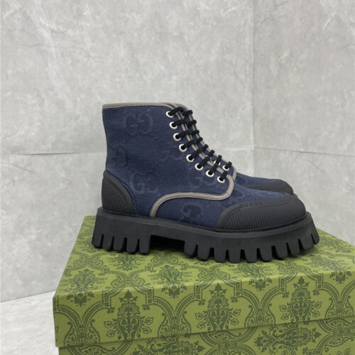 High Quality Luxury Gucci Side Zipper Martin Boots – Style 22515 product detail