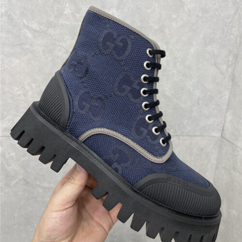 High Quality Luxury Gucci Side Zipper Martin Boots – Style 22515 product detail