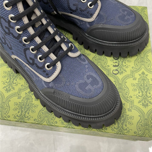 High Quality Luxury Gucci Side Zipper Martin Boots – Style 22515 product detail