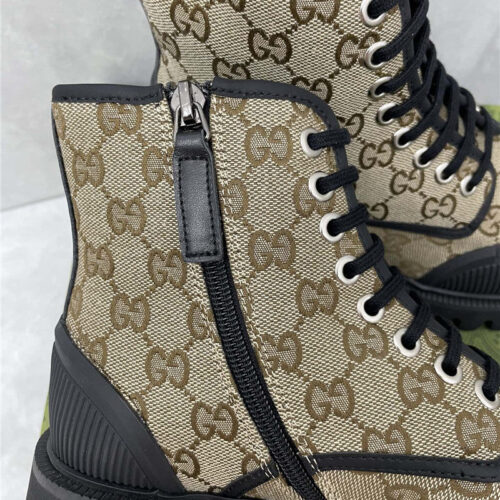 High Quality Luxury Gucci Side Zipper Martin Boots – Style 88051 product detail
