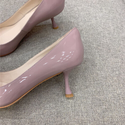 High Quality Luxury Roger Vivier New Leather Buckle Cat Heel Shoes – Style 23508 product detail