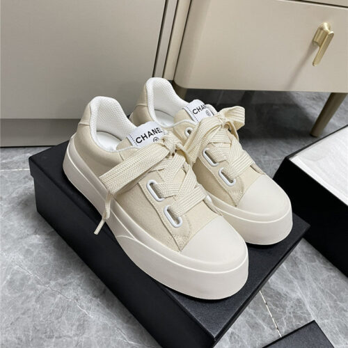 High Quality Luxury Chanel Casual Canvas Shoes