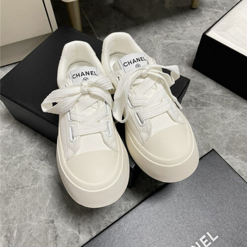 High Quality Luxury Chanel Casual Canvas Shoes – Style 27750 product detail