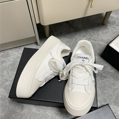 High Quality Luxury Chanel Casual Canvas Shoes – Style 27750 product detail