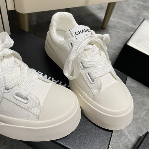 High Quality Luxury Chanel Casual Canvas Shoes – Style 27750 product detail