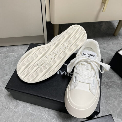 High Quality Luxury Chanel Casual Canvas Shoes – Style 27750 product detail