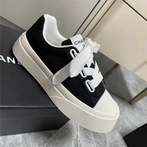 High Quality Luxury Chanel Casual Canvas Shoes – Style 93286 product detail