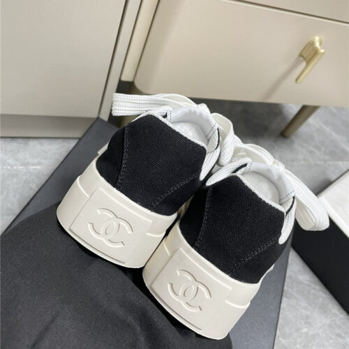 High Quality Luxury Chanel Casual Canvas Shoes – Style 93286 product detail