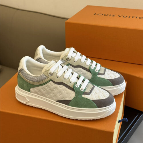 High Quality Luxury Louis Vuitton Classic Platform Sneakers – Style 86339 alternate view