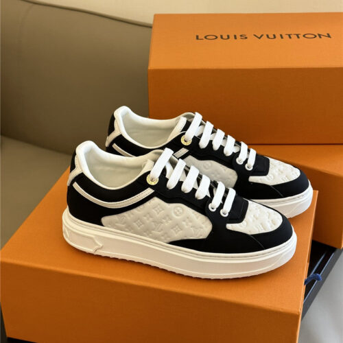 High Quality Luxury Louis Vuitton Classic Platform Sneakers – Style 51875 alternate view