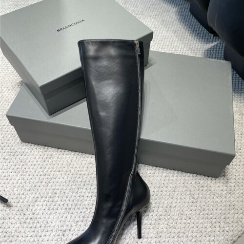High Quality Luxury Balenciaga Fall/Winter Zip Up Heeled Boots product detail