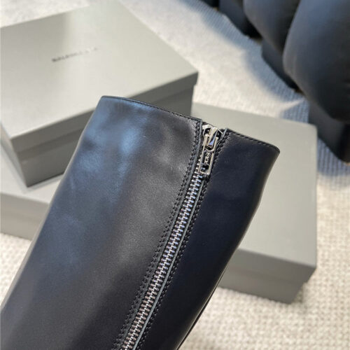 High Quality Luxury Balenciaga Fall/Winter Zip Up Heeled Boots product detail
