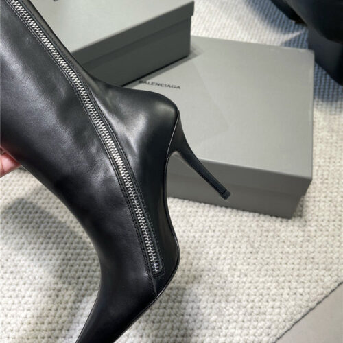 High Quality Luxury Balenciaga Fall/Winter Zip Up Heeled Boots product detail