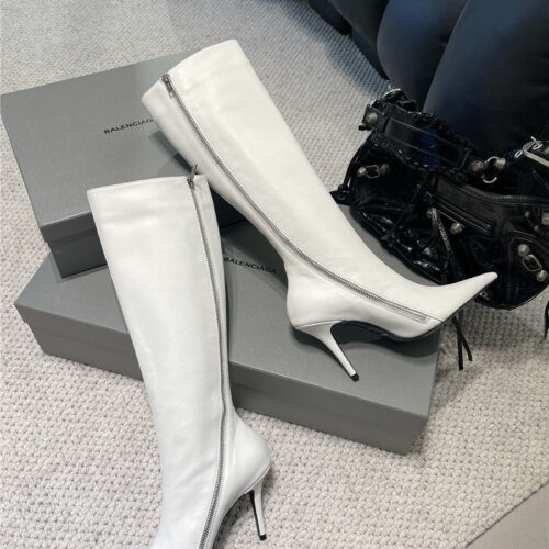 High Quality Luxury Balenciaga Fall/Winter Zip Up Heeled Boots – Style 20291 product detail