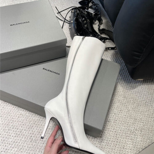 High Quality Luxury Balenciaga Fall/Winter Zip Up Heeled Boots – Style 20291 product detail