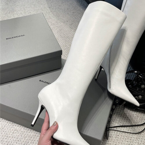 High Quality Luxury Balenciaga Fall/Winter Zip Up Heeled Boots – Style 20291 product detail