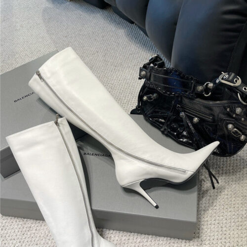 High Quality Luxury Balenciaga Fall/Winter Zip Up Heeled Boots – Style 20291 product detail