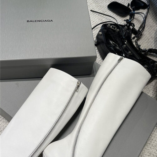 High Quality Luxury Balenciaga Fall/Winter Zip Up Heeled Boots – Style 20291 product detail