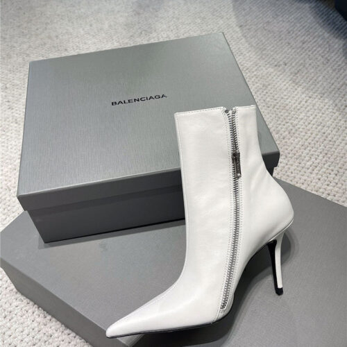 High Quality Luxury Balenciaga Fall/Winter Zip Up Heeled Boots – Style 84131 product detail