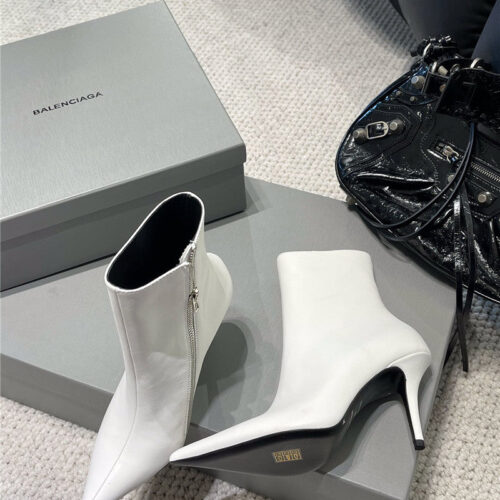 High Quality Luxury Balenciaga Fall/Winter Zip Up Heeled Boots – Style 84131 product detail