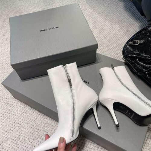 High Quality Luxury Balenciaga Fall/Winter Zip Up Heeled Boots – Style 84131 product detail