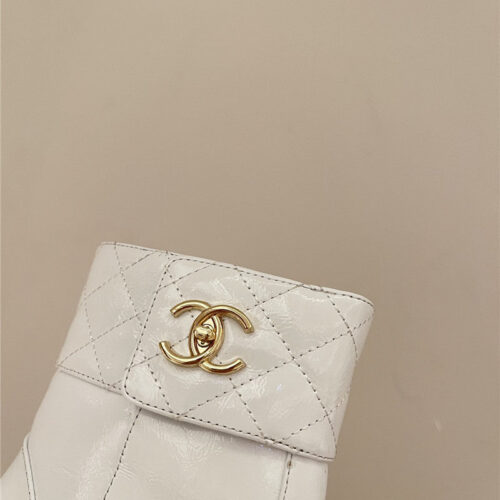 High Quality Luxury Chanel New Round Toe Flat Ankle Boots product detail