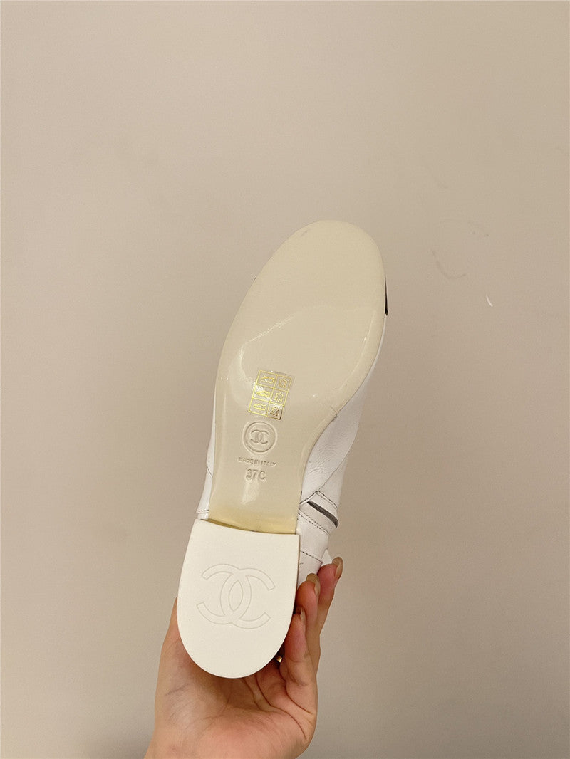 High Quality Luxury Chanel New Round Toe Flat Ankle Boots product detail