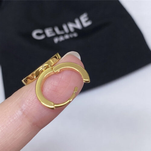 High Quality Luxury Celine Gold Coin Earrings product detail