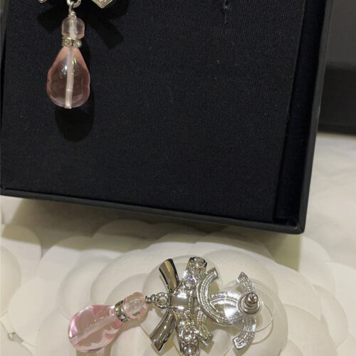 High Quality Luxury Chanel Bow Double C Earrings product detail