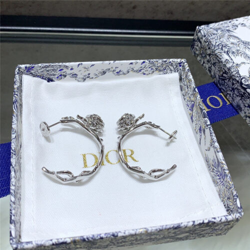 High Quality Luxury Dior Rose Earrings – Style 50873 product detail