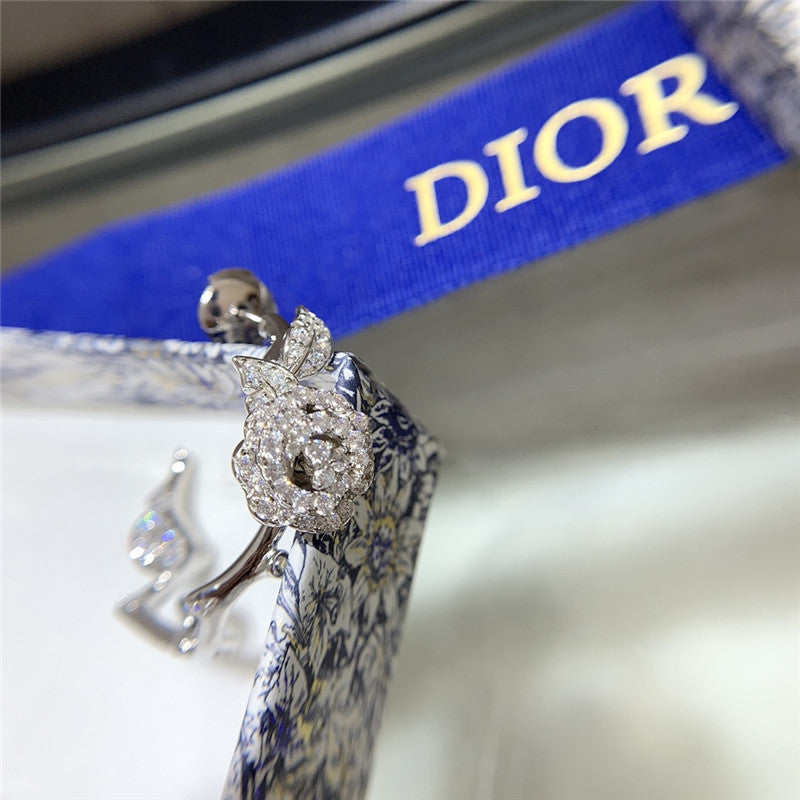 High Quality Luxury Dior Rose Earrings – Style 50873 product detail