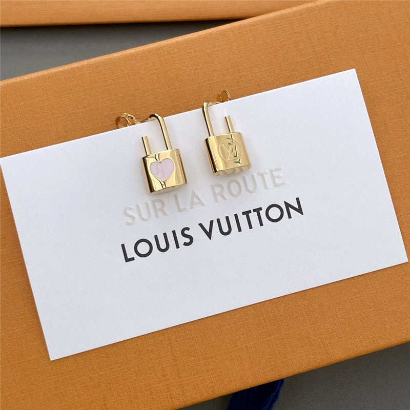 High Quality Luxury Louis Vuitton Qixi Limited Love Lock Earrings product detail